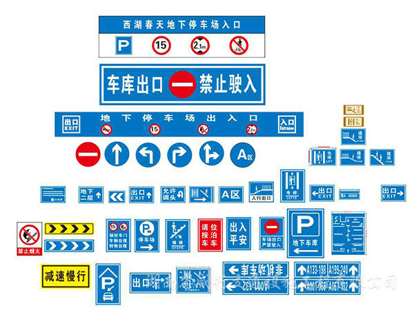 停車(chē)場(chǎng)交通標(biāo)志牌